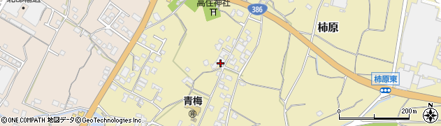 福岡県朝倉市柿原1033周辺の地図