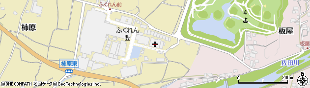 福岡県朝倉市柿原90周辺の地図