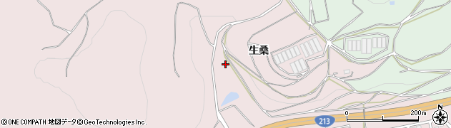 大分県杵築市八坂生桑2123周辺の地図