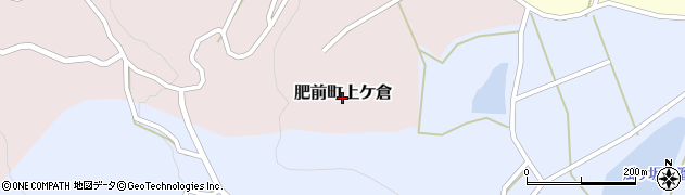 佐賀県唐津市肥前町上ケ倉周辺の地図