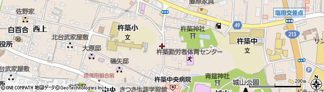 大分県杵築市杵築錦城8周辺の地図