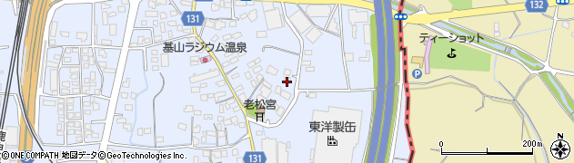 佐賀県三養基郡基山町小倉167周辺の地図