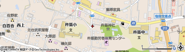 大分県杵築市杵築錦城2周辺の地図