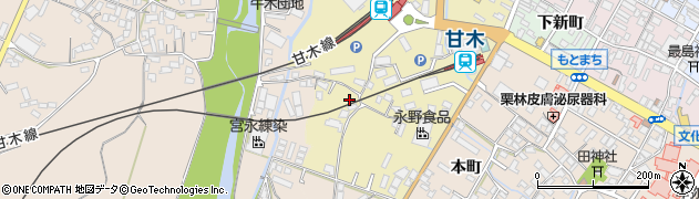 福岡県朝倉市甘木1296周辺の地図