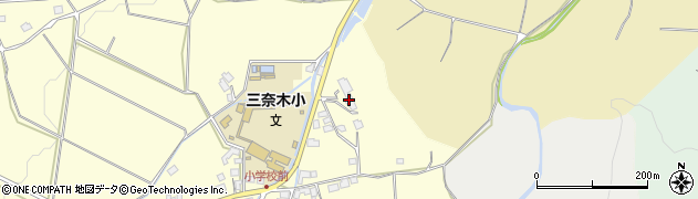 福岡県朝倉市三奈木15周辺の地図