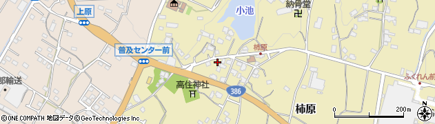 福岡県朝倉市柿原1146周辺の地図