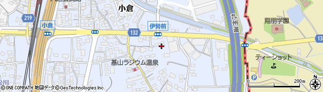 佐賀県三養基郡基山町小倉134周辺の地図
