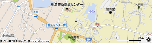 福岡県朝倉市柿原1132周辺の地図