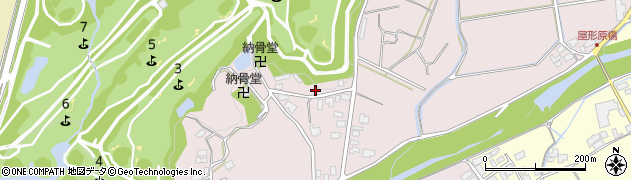 福岡県朝倉市板屋248周辺の地図
