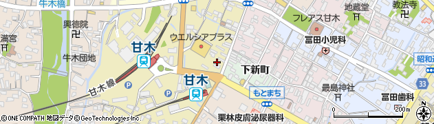 福岡県朝倉市庄屋町1747周辺の地図