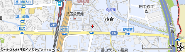 佐賀県三養基郡基山町小倉545-4周辺の地図