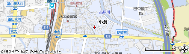佐賀県三養基郡基山町小倉614周辺の地図