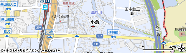 佐賀県三養基郡基山町小倉623-26周辺の地図
