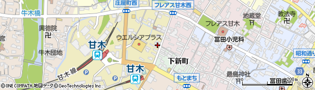 福岡県朝倉市庄屋町1740周辺の地図