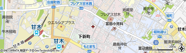 福岡県朝倉市三福町1137周辺の地図