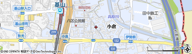 佐賀県三養基郡基山町小倉612周辺の地図