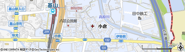 佐賀県三養基郡基山町小倉613-1周辺の地図
