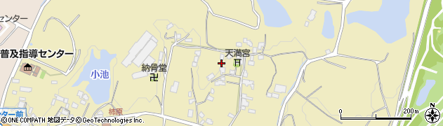 福岡県朝倉市柿原524周辺の地図