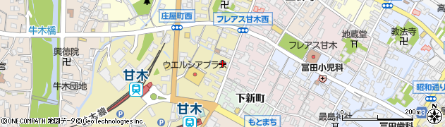 福岡県朝倉市甘木1735周辺の地図