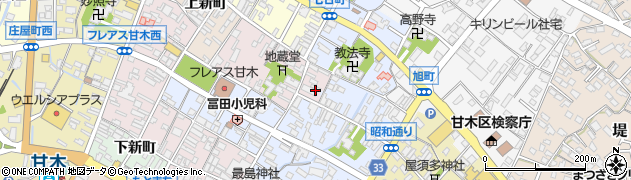 福岡県朝倉市甘木795周辺の地図