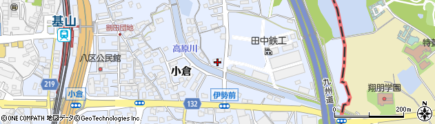 佐賀県三養基郡基山町小倉629-1周辺の地図