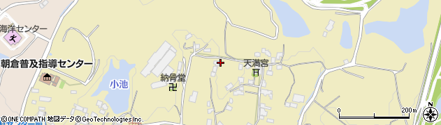 福岡県朝倉市柿原541周辺の地図