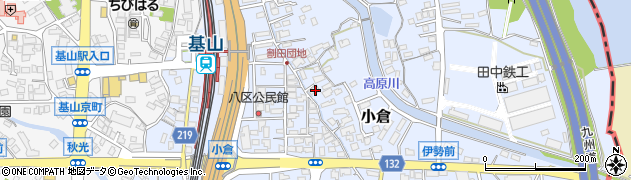 佐賀県三養基郡基山町小倉608周辺の地図
