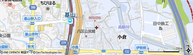 佐賀県三養基郡基山町小倉545-39周辺の地図