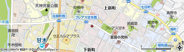 福岡県朝倉市甘木1778周辺の地図