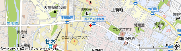 福岡県朝倉市庄屋町1722周辺の地図