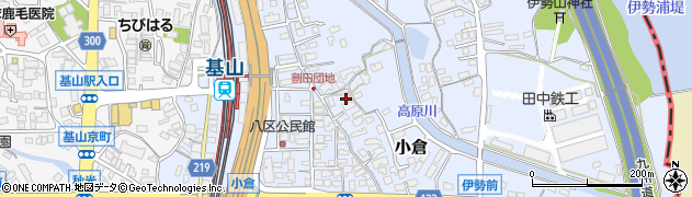 佐賀県三養基郡基山町小倉599周辺の地図