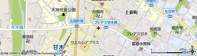 福岡県朝倉市甘木1721周辺の地図