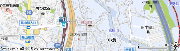佐賀県三養基郡基山町小倉596周辺の地図