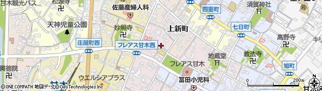 福岡県朝倉市甘木1796周辺の地図