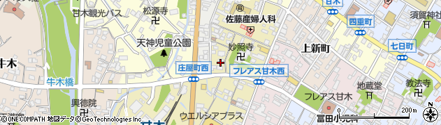 福岡県朝倉市庄屋町1689周辺の地図
