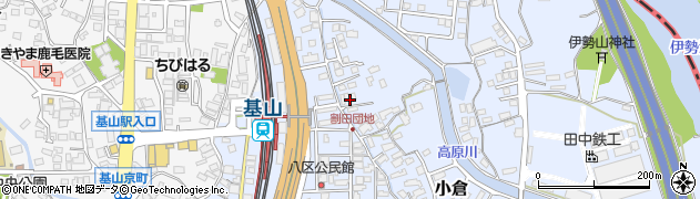 佐賀県三養基郡基山町小倉591-2周辺の地図