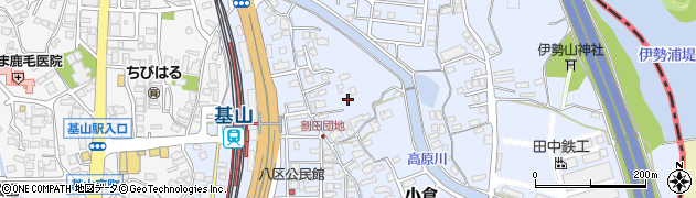 佐賀県三養基郡基山町小倉588-4周辺の地図