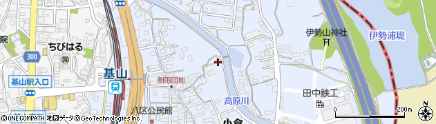 佐賀県三養基郡基山町小倉584周辺の地図