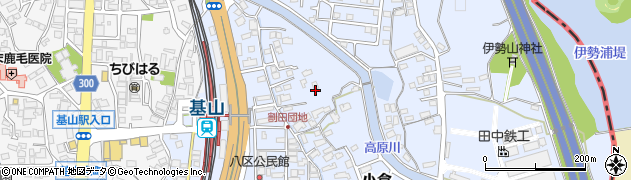 佐賀県三養基郡基山町小倉588-24周辺の地図