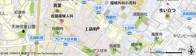 福岡県朝倉市四日町周辺の地図