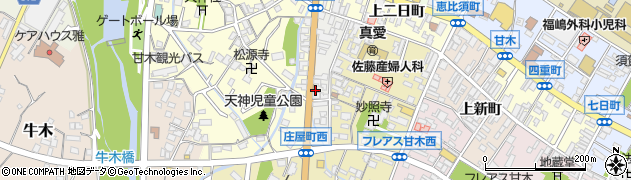 福岡県朝倉市甘木1652周辺の地図
