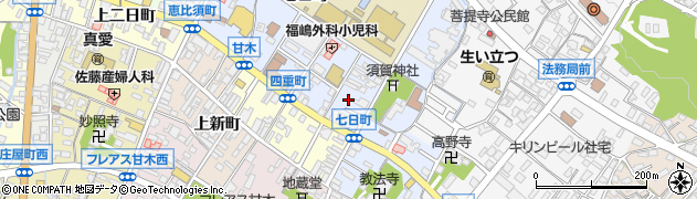 福岡県朝倉市甘木832周辺の地図