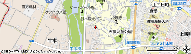 福岡県朝倉市甘木1394周辺の地図