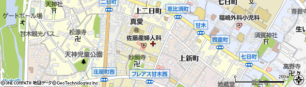 福岡県朝倉市甘木1807周辺の地図