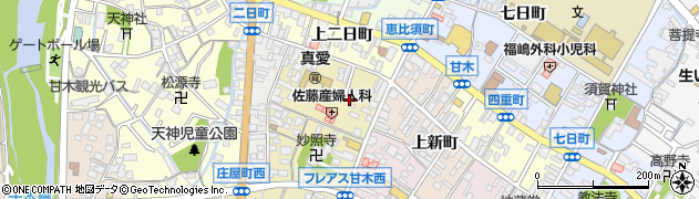 福岡県朝倉市庄屋町1618周辺の地図