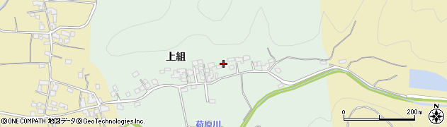 福岡県朝倉市上組1373周辺の地図