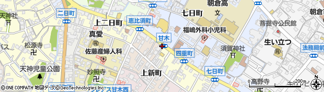 商店街入口周辺の地図