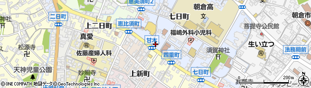 西日本シティ銀行甘木支店周辺の地図