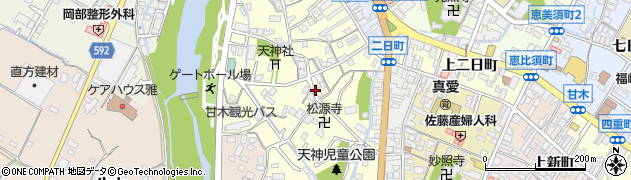 福岡県朝倉市甘木1449周辺の地図