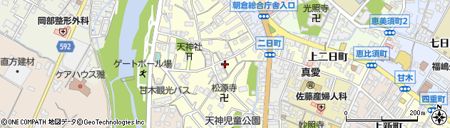 福岡県朝倉市甘木1441周辺の地図